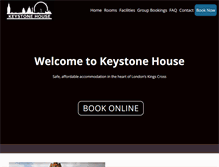Tablet Screenshot of keystone-house.com